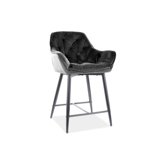 Taburete de media barra Karsten H-2 (Velvet)
